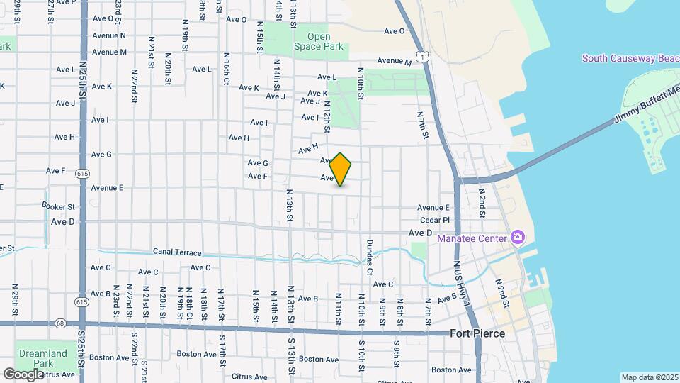 1106 Avenue E Map and Location Details