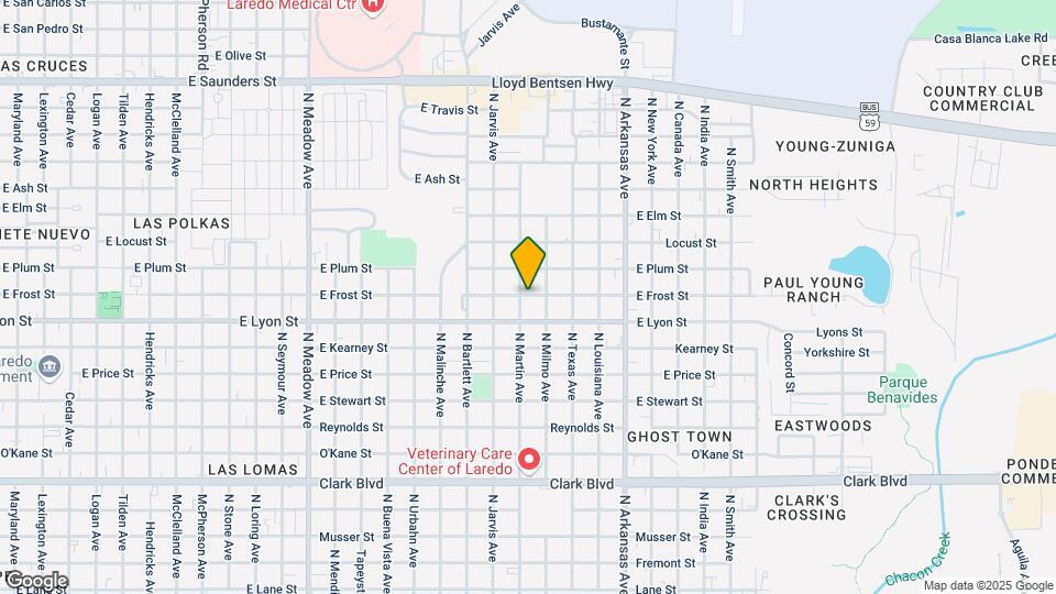 2403 E Frost St Map and Location Details