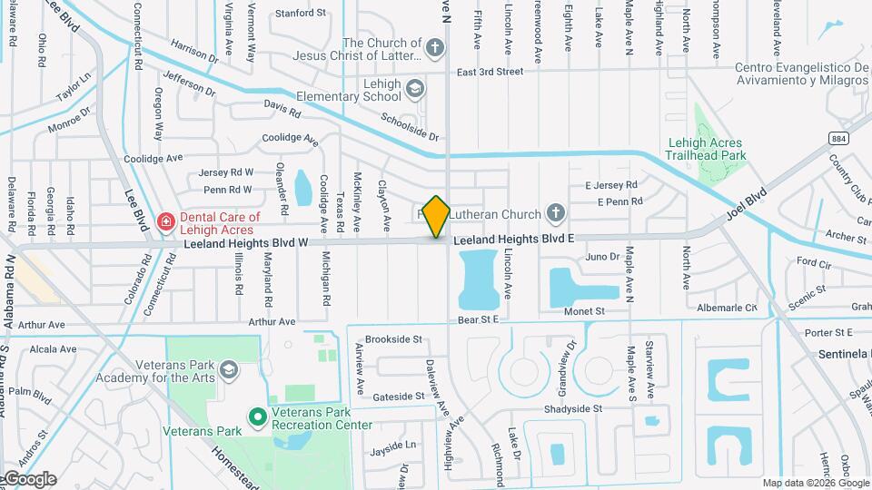 306 Leeland Heights Blvd E Map and Location Details