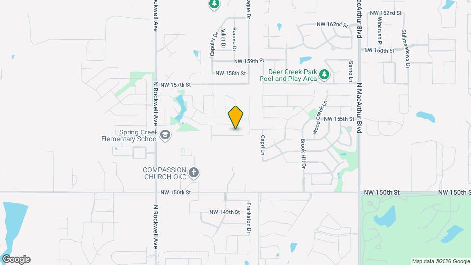 6605 NW 154th St Map and Location Details