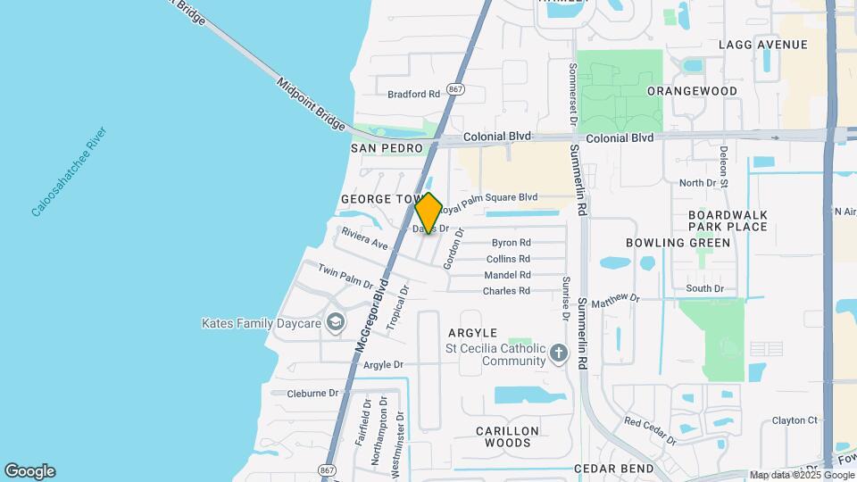 5521 Granada Rd Map and Location Details