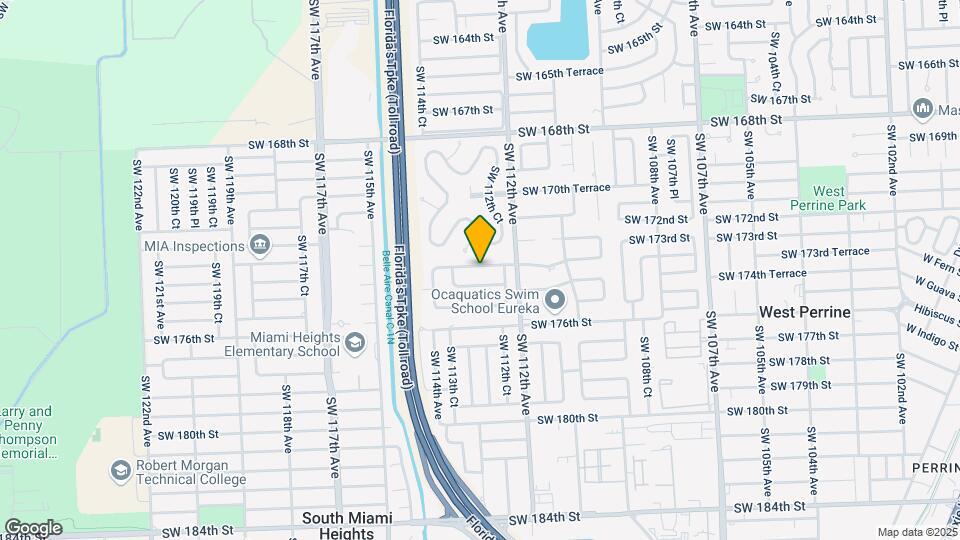 11250 SW 173rd Terrace Map and Location Details