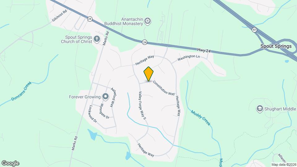 68 Constitution Way Map and Location Details