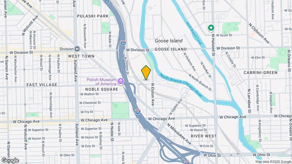 1220 W Augusta Blvd, Unit 2 Map and Location Details