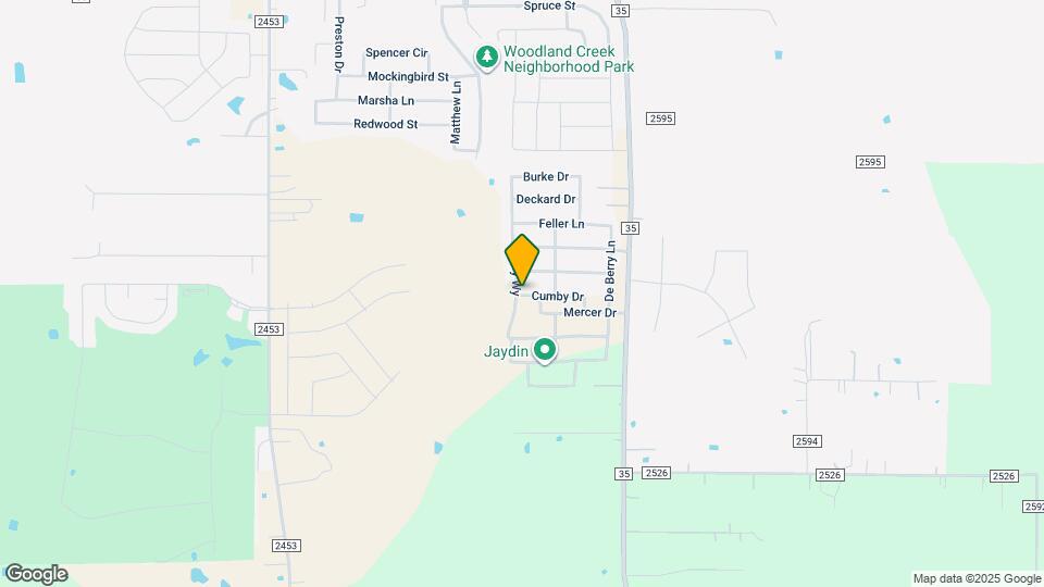 3206 Cumby Dr Map and Location Details