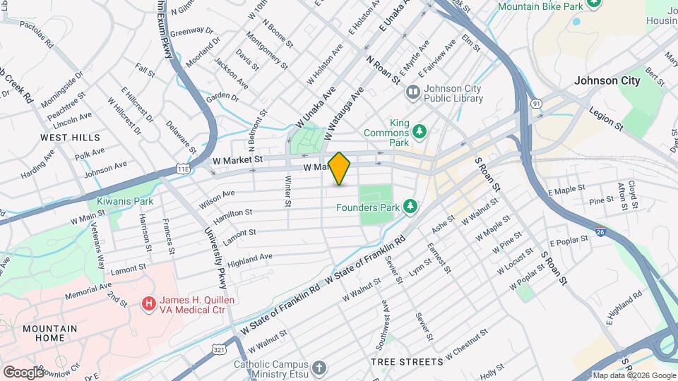 213 Wilson Ave Map and Location Details