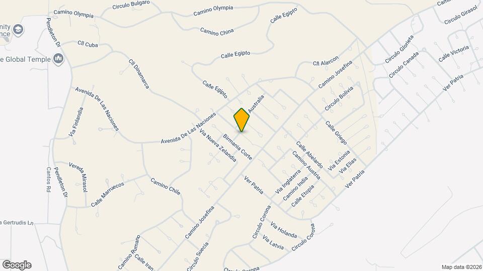 1808 Cajeme Ct Map and Location Details