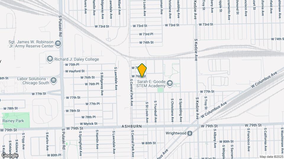 3517 W 76th St Map and Location Details