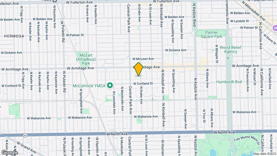 1914 N Drake Ave Mapa y Detalles de la Ubicación