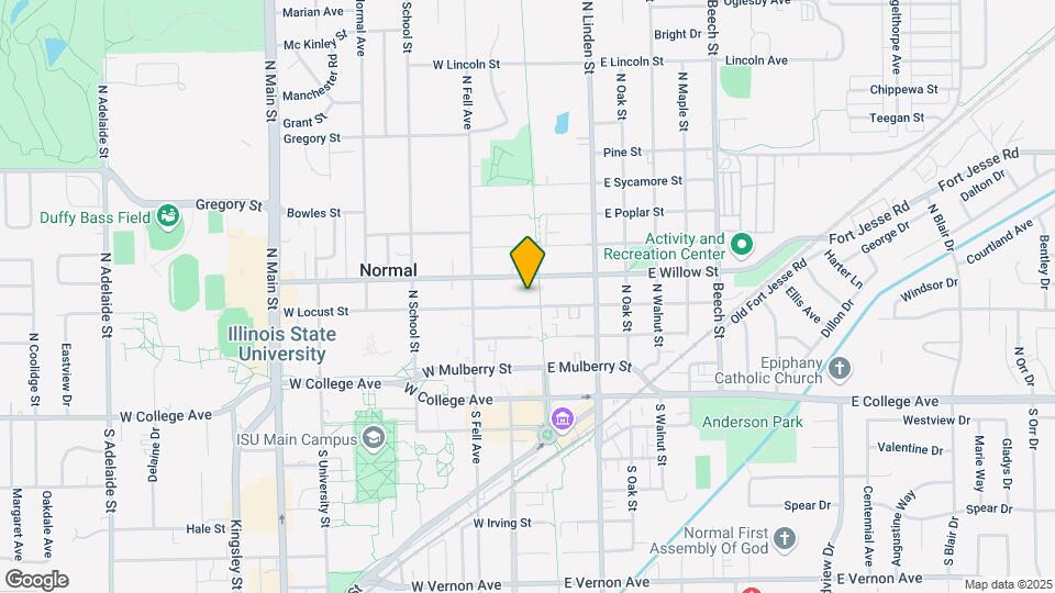 102 W Locust St Map and Location Details