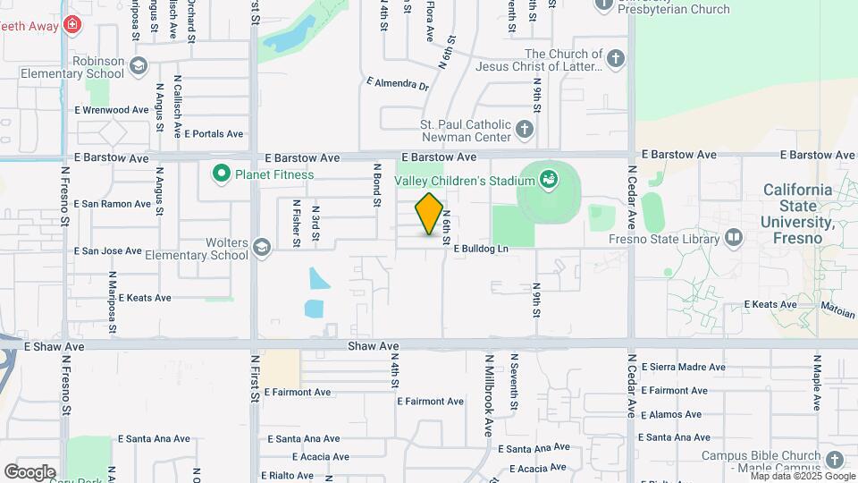 1360-1370 E Bulldog Ln Map and Location Details
