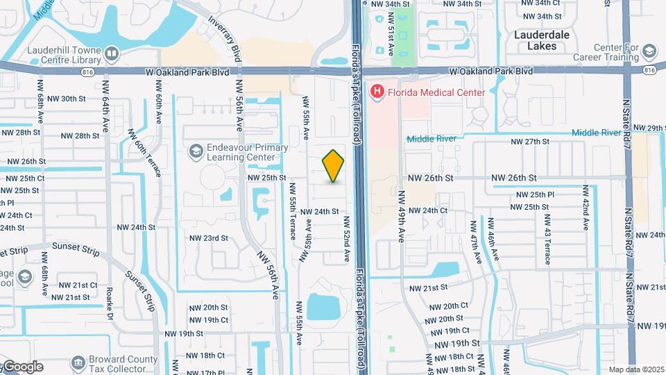 5300 NW 25th St Map and Location Details