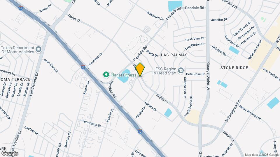 11651 Dos Palmas Dr Map and Location Details