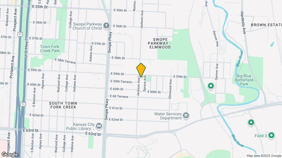 5907 Jackson Ave Map and Location Details