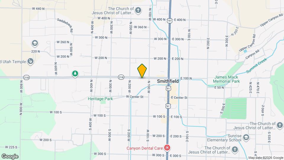 132 N 100 W, Unit 5 Map and Location Details