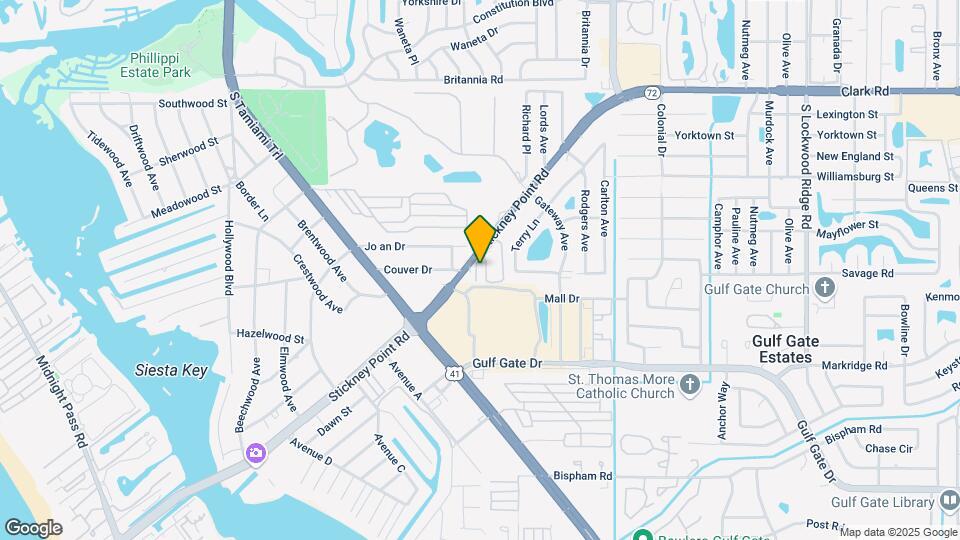 2220 Stickney Point Rd Map and Location Details