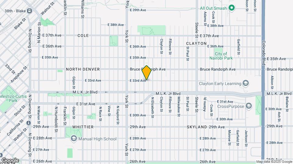 3260 Columbine St Map and Location Details