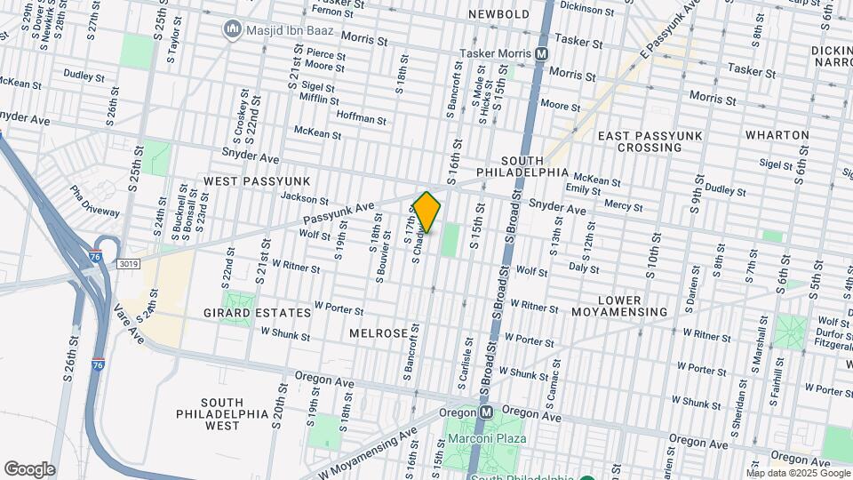 2232 S Bancroft St Mapa y Detalles de la Ubicación