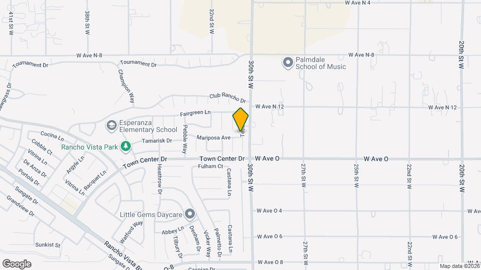 3021 Mariposa Ave Map and Location Details