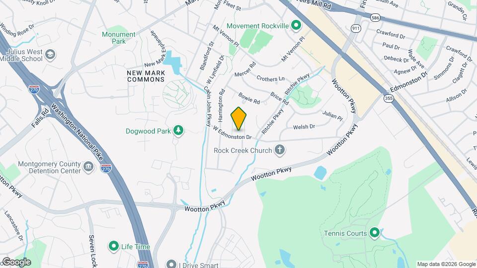 702 W Edmonston Dr Map and Location Details