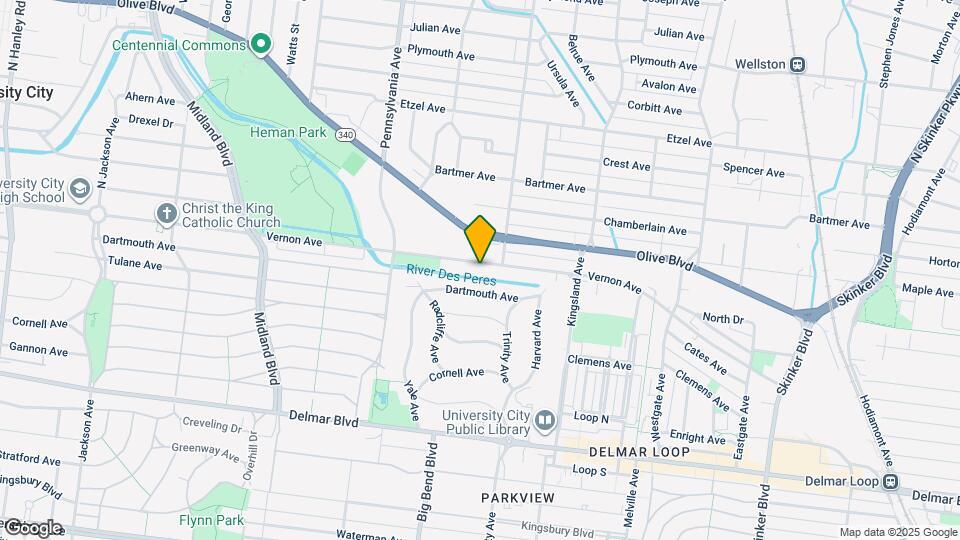 6818 Vernon Ave Mapa y Detalles de la Ubicación