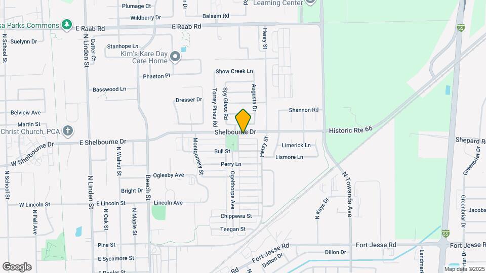 1103 E Shelbourne Dr Map and Location Details