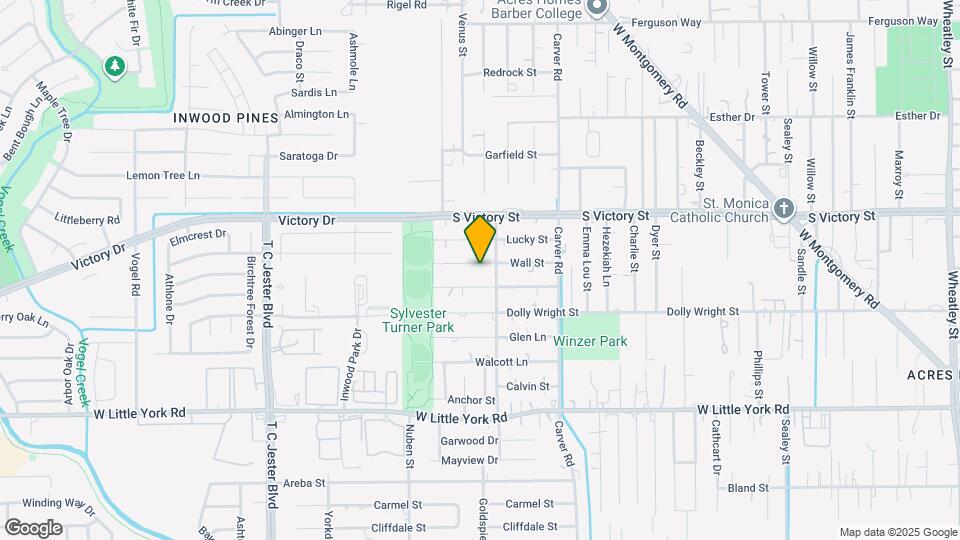 2509 Wall St Map and Location Details