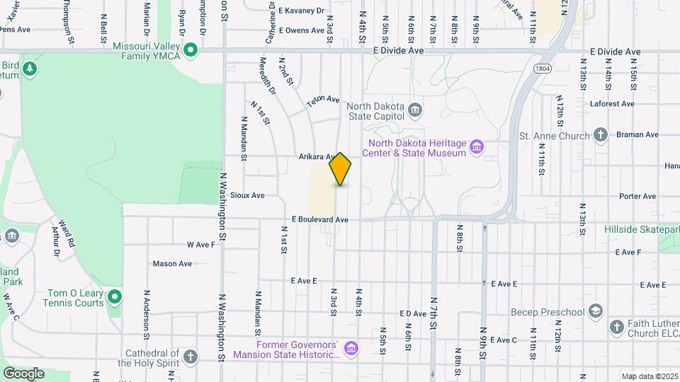 1129 N 3rd St Map and Location Details