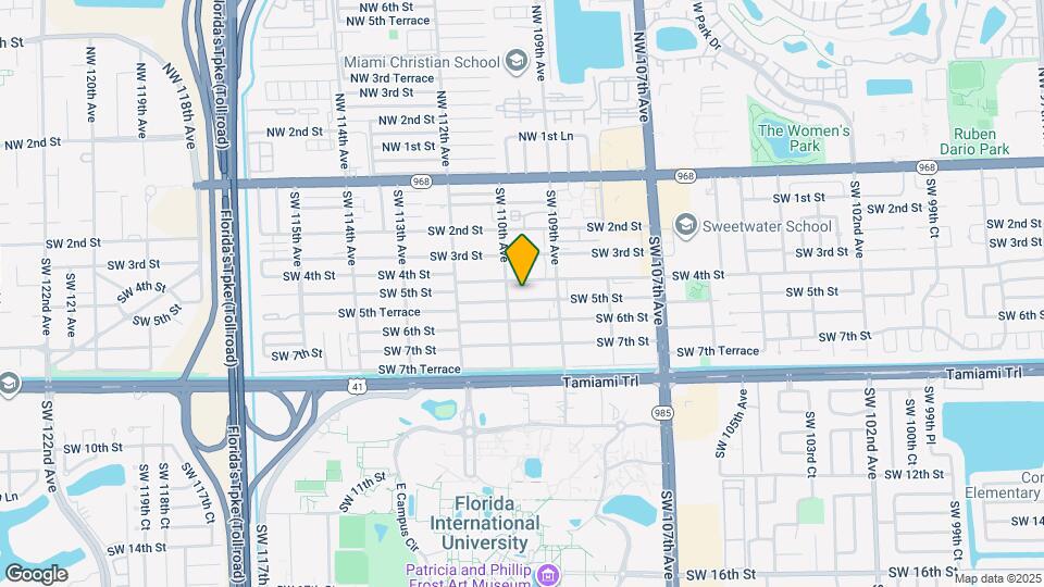 10992 SW 4th St Map and Location Details