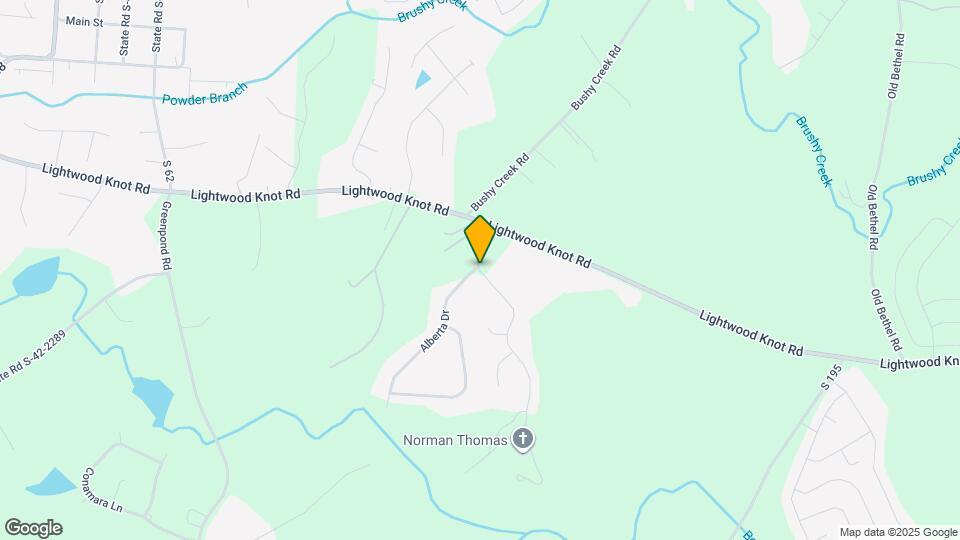 105 Cunningham Rd Map and Location Details