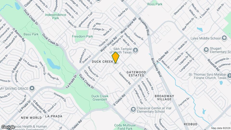 4726 Oakwood Dr Map and Location Details