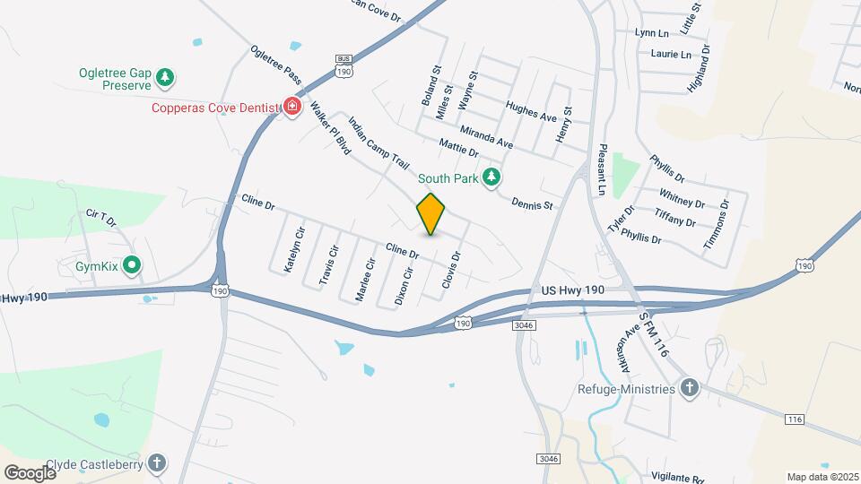 1705 Castroville Trl, Unit 1 Map and Location Details