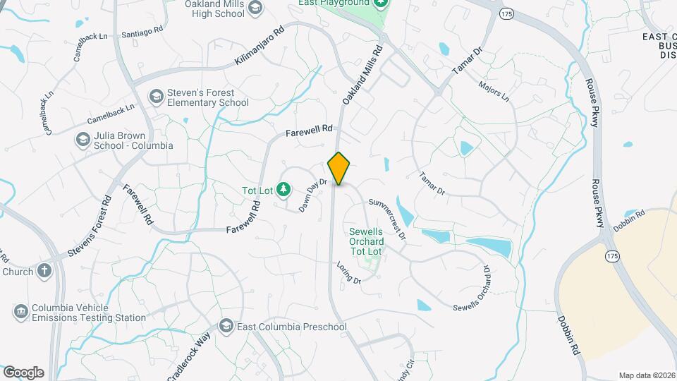 6323 Early Glow Ct Map and Location Details