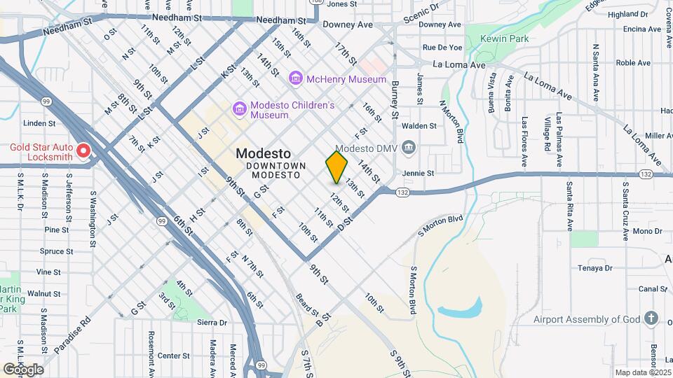 1205 E St Map and Location Details