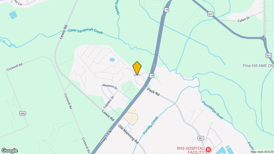 Pocalla Springs Apartments Map and Location Details