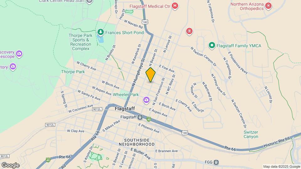 323 N Leroux St Map and Location Details