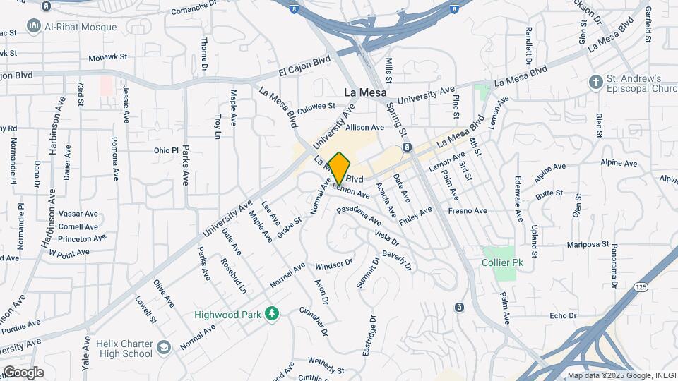 8032-8042 Fairview Ave Mapa y Detalles de la Ubicación