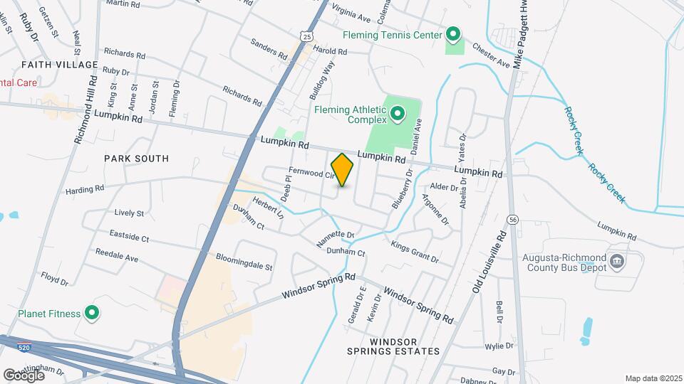 2015 Fernwood Cir Map and Location Details