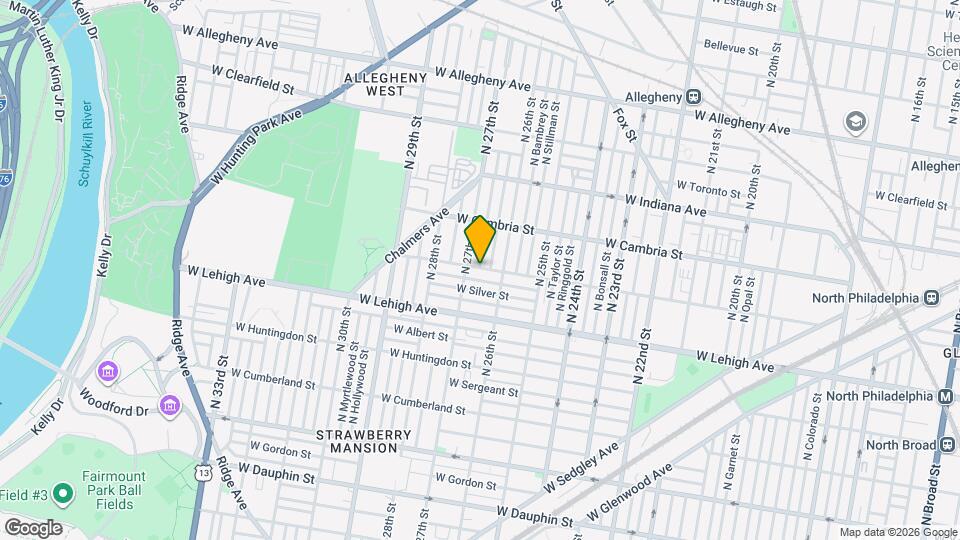2622 W Somerset St Map and Location Details