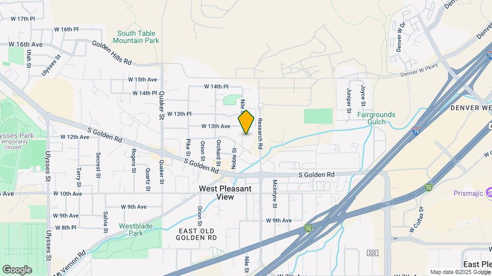 1150 Nile St, Unit 1 Map and Location Details
