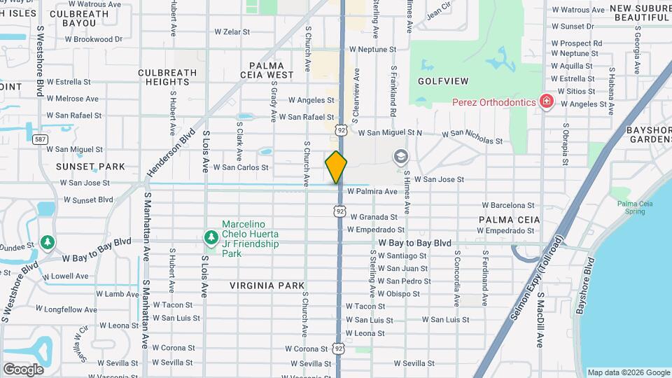 3801 1/2 W Palmira Ave Mapa y Detalles de la Ubicación