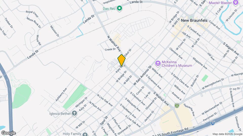 1141 Katy St Mapa y Detalles de la Ubicación