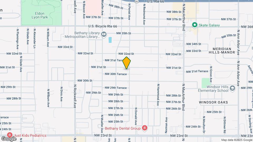 6601 NW 30th Terrace Map and Location Details