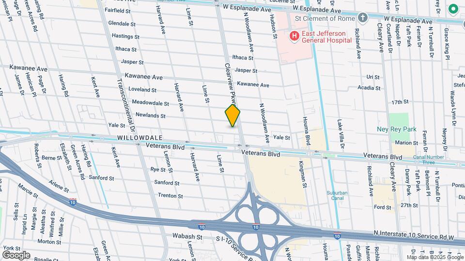 4613 Yale St Map and Location Details