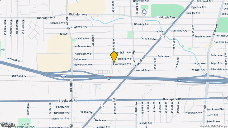 5721 Flowerdale Ave Map and Location Details