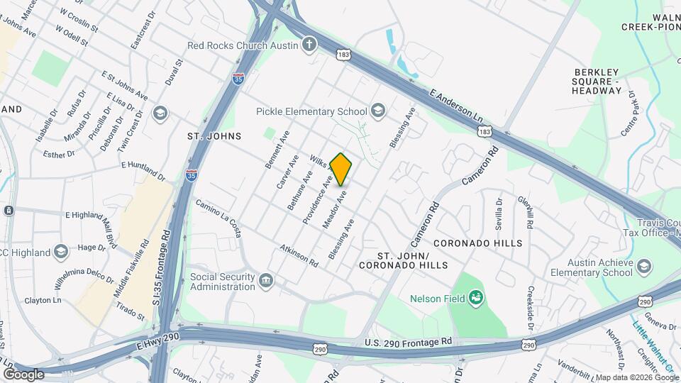 7206 Meador Ave Map and Location Details