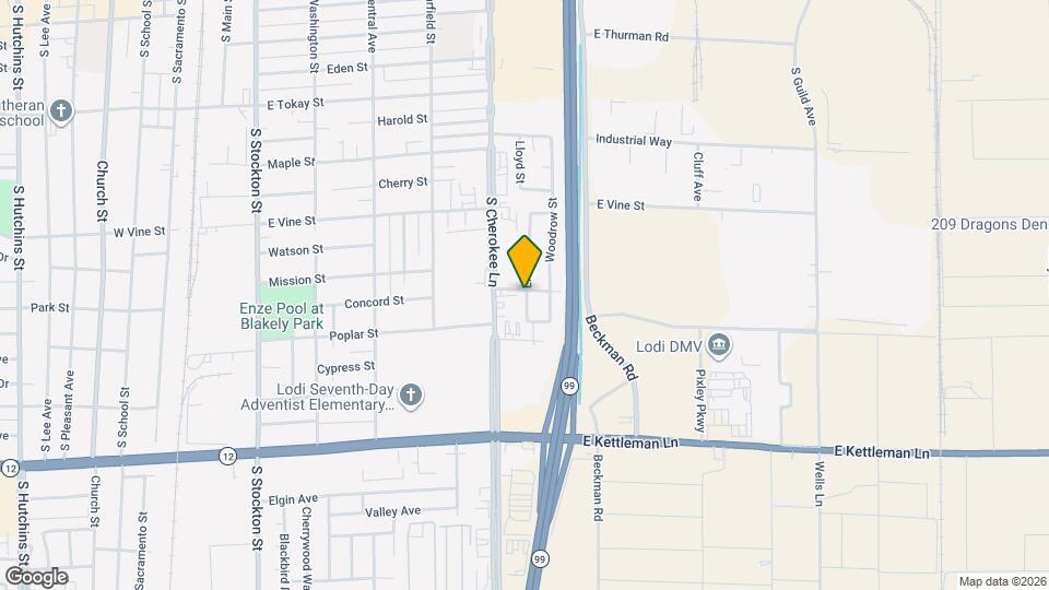 Oak Grove Apartments Map and Location Details