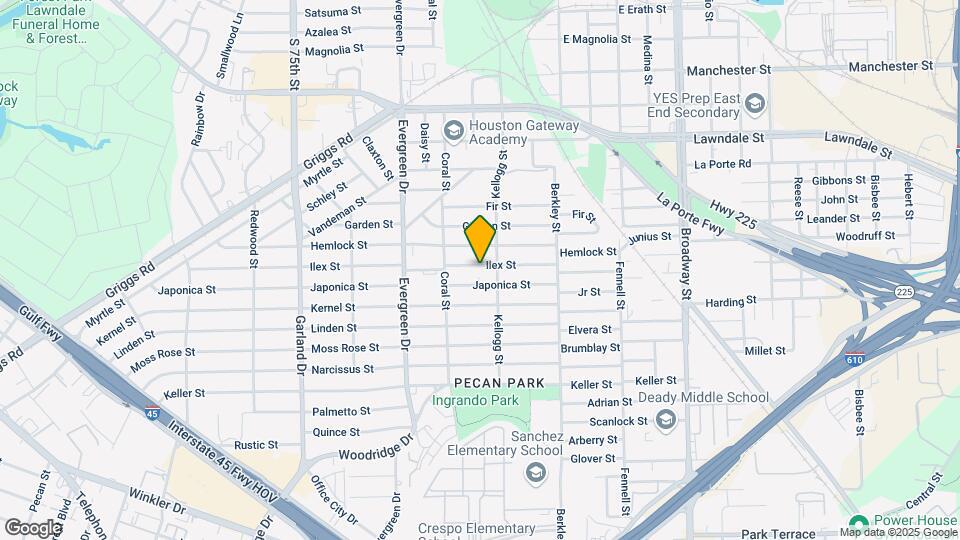 7410 Ilex St Map and Location Details