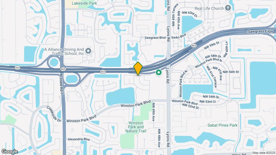 5541 NW 49th Way Map and Location Details