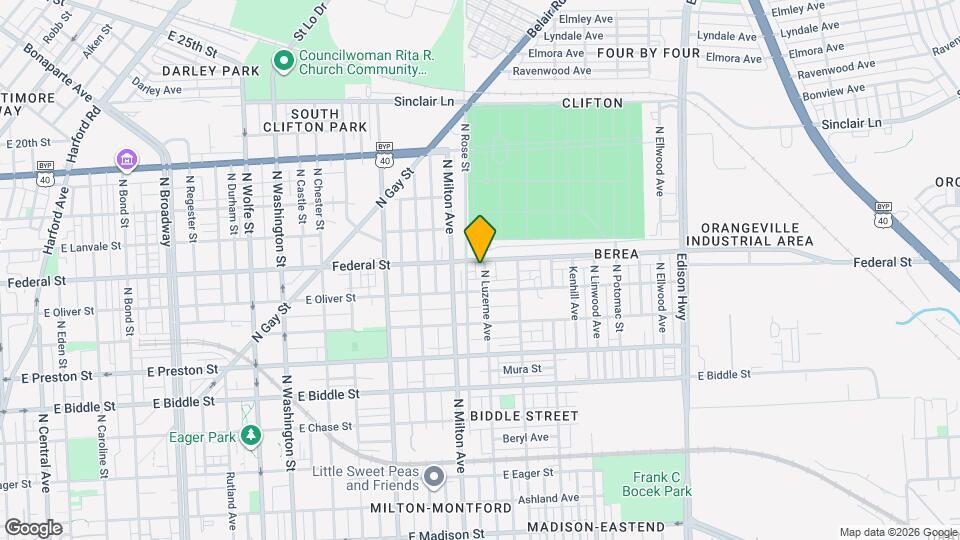 1510 N Luzerne Ave Map and Location Details